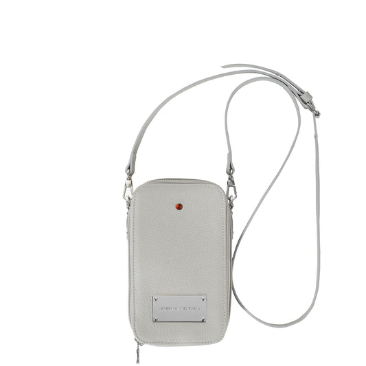 MRS DRAMA x BATYCKI mousse gray leather phone case