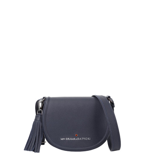 Women's leather handbag Four MRS DRAMA x BATYCKI mousse navy