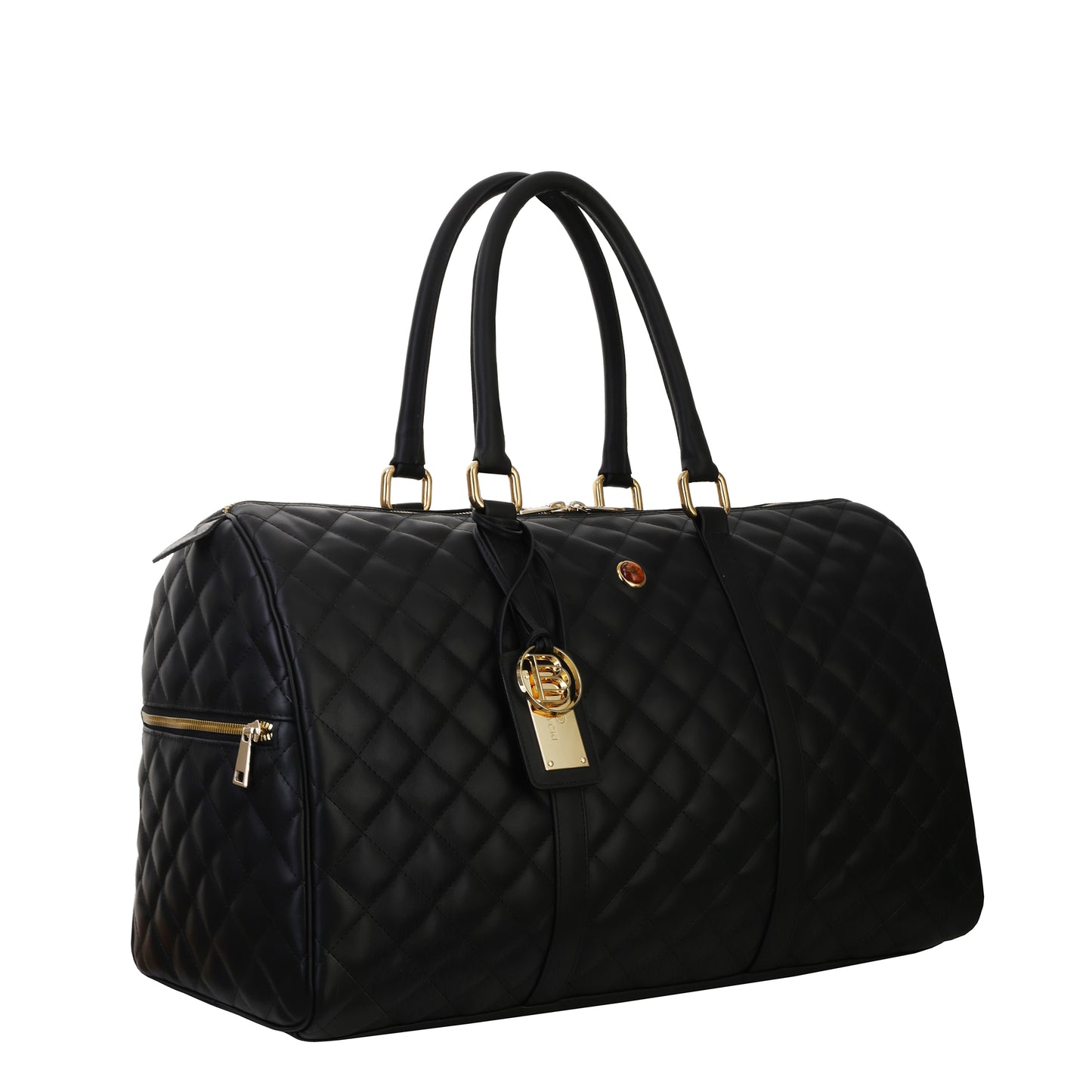 Bolso de viaje piel napa negro