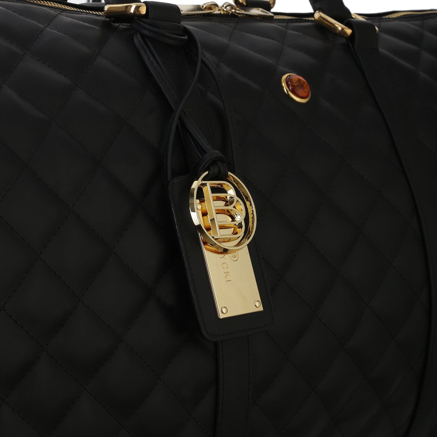 Bolso de viaje piel napa negro