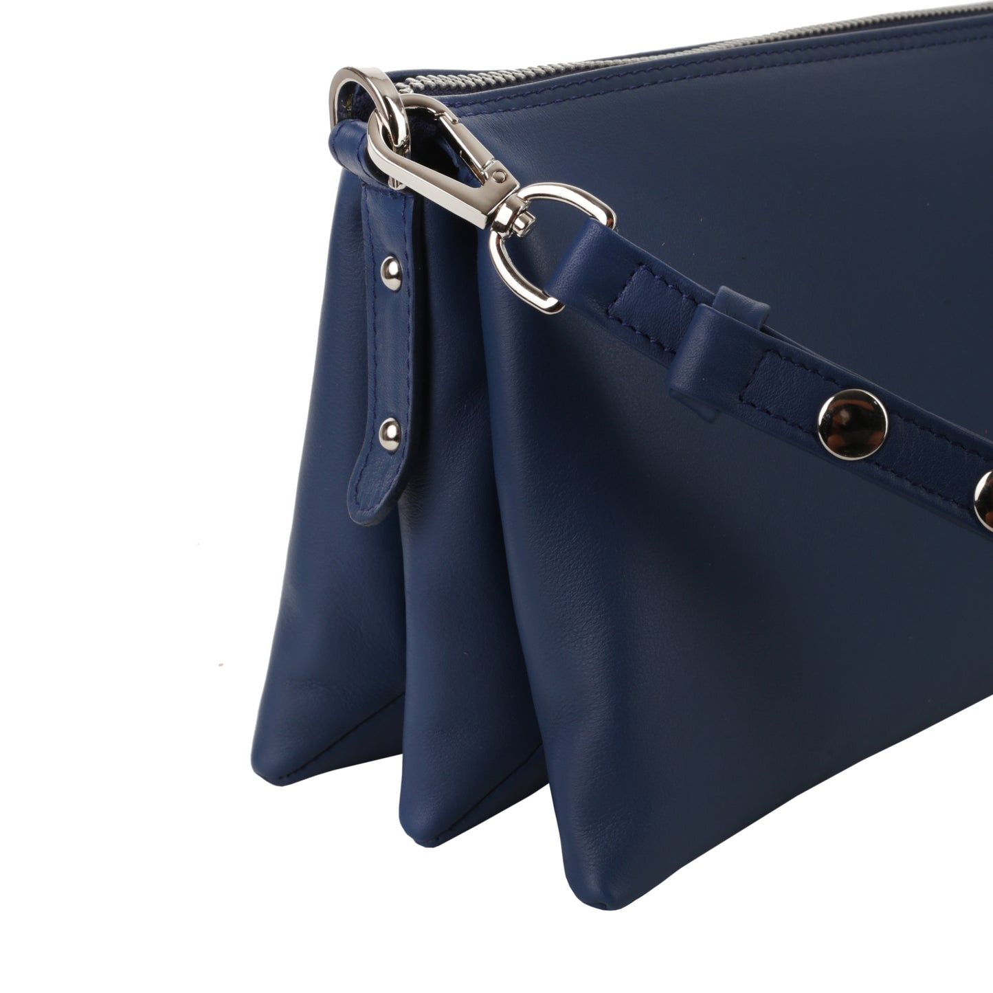 Torebka damska skórzana Elise nappa navy