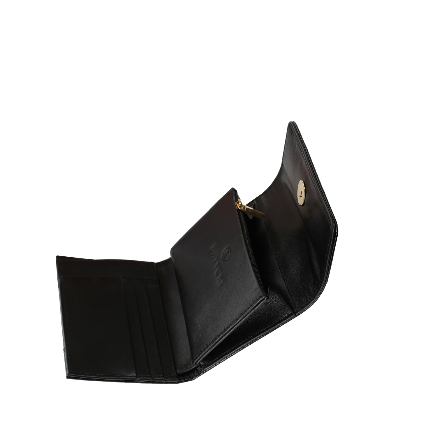 Portfel damski skórzany black