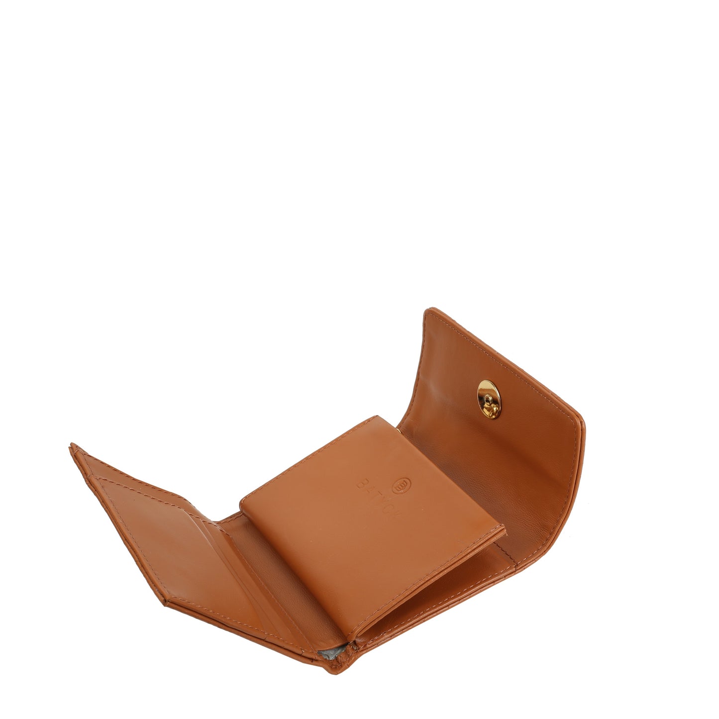 Portfel damski skórzany cognac