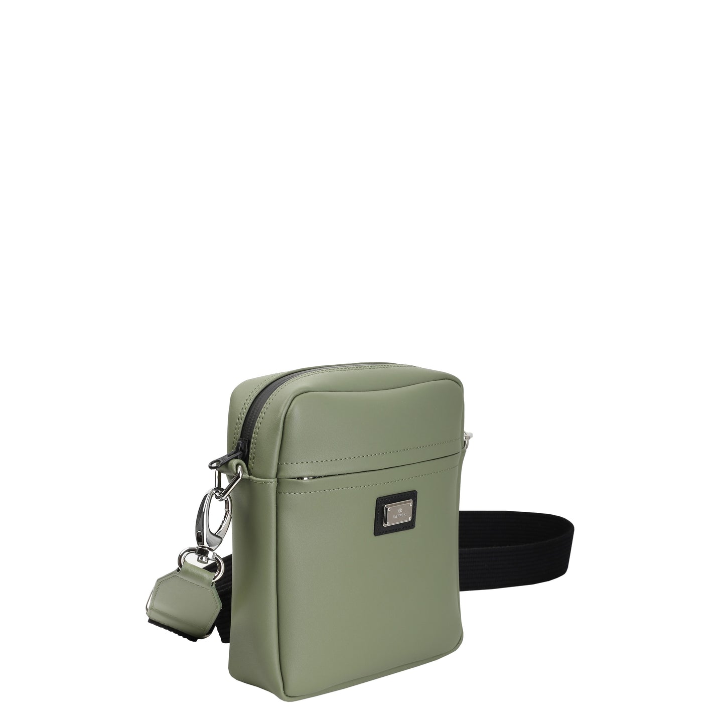 Saszetka męska skórzana nappa olive