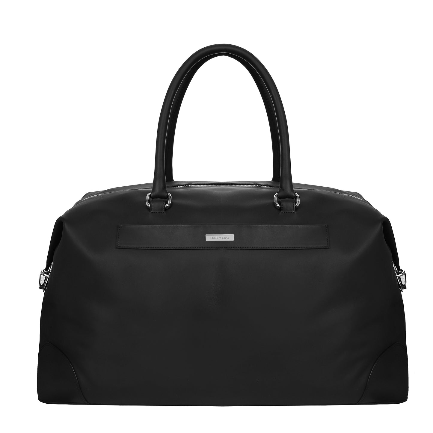 Torba podróżna skórzana nappa black
