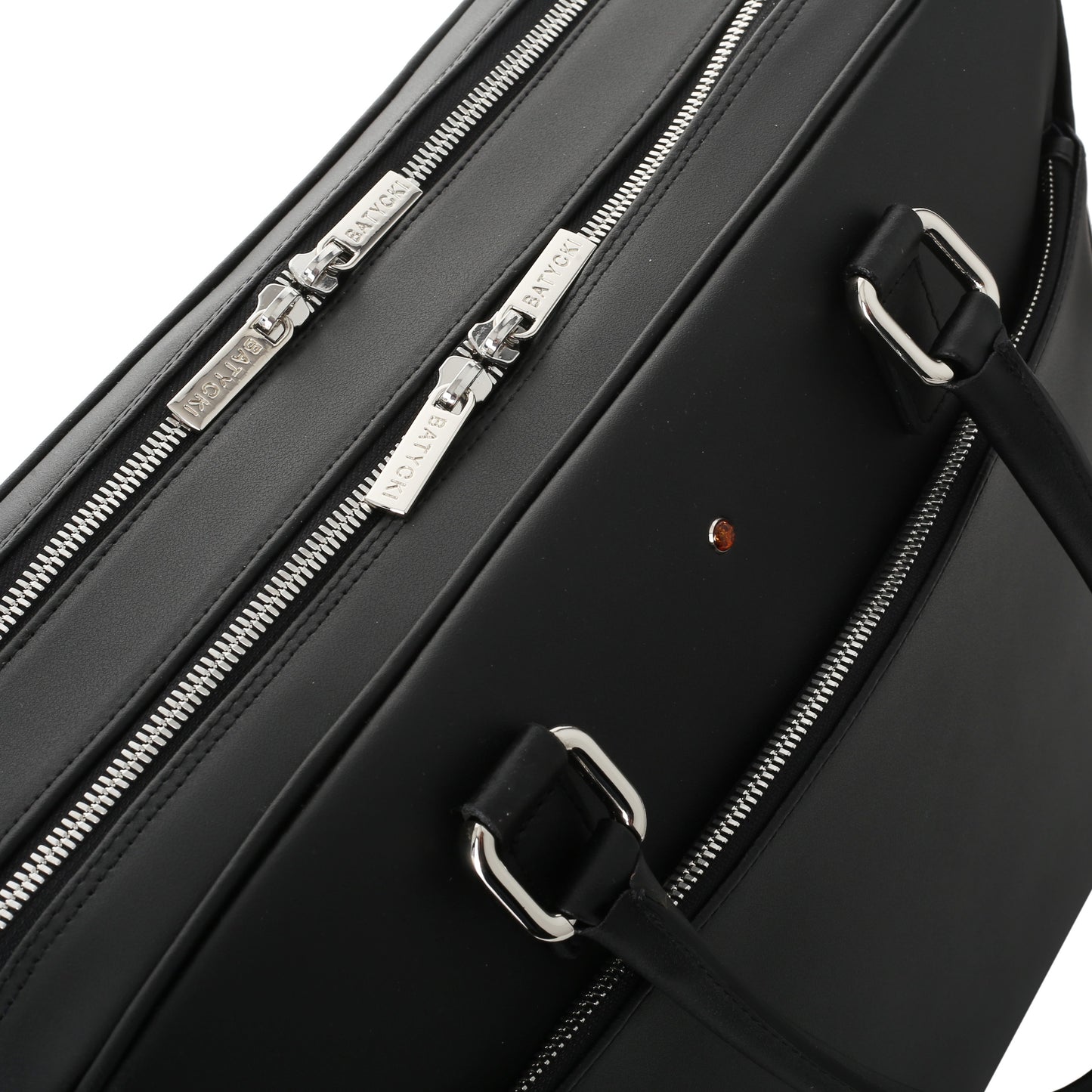 Torba skórzana na laptopa nappa black