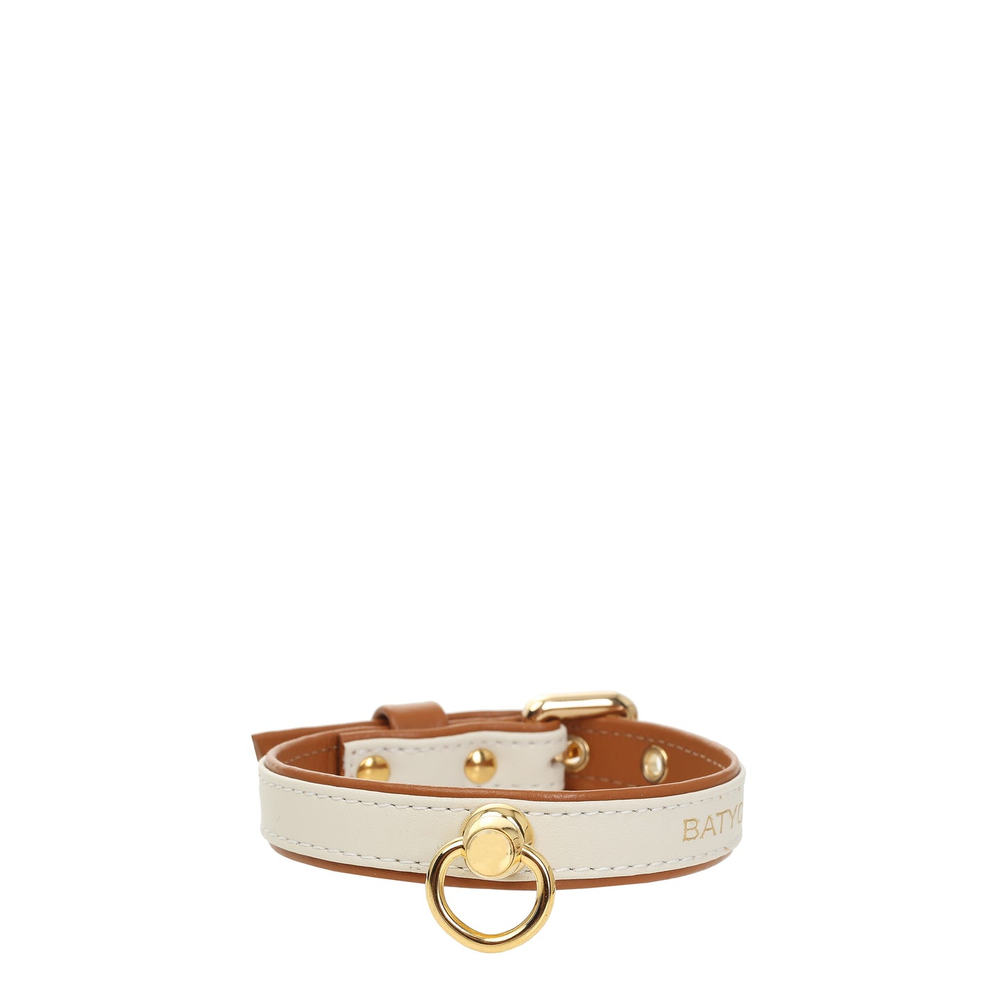 Ecrufarbenes Nappahalsband für Ihr Haustier