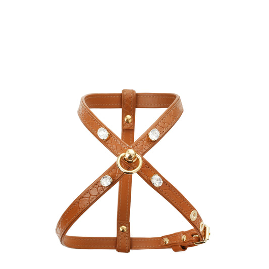 Cognac pet harness