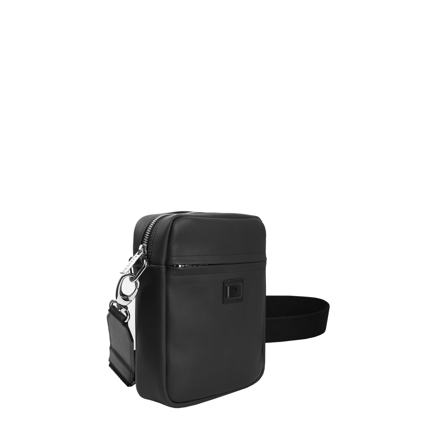 Saszetka męska skórzana nappa black
