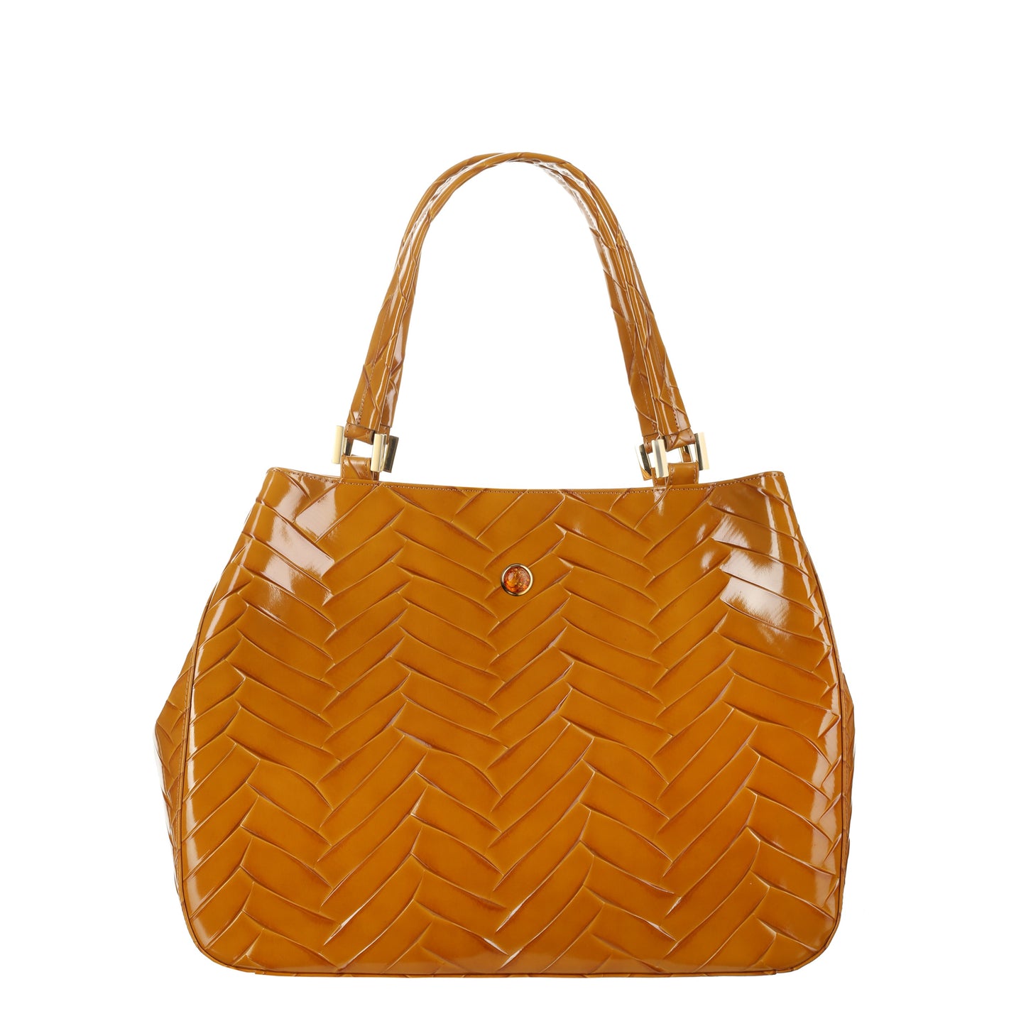 Torebka damska skórzana Mamma braid honey