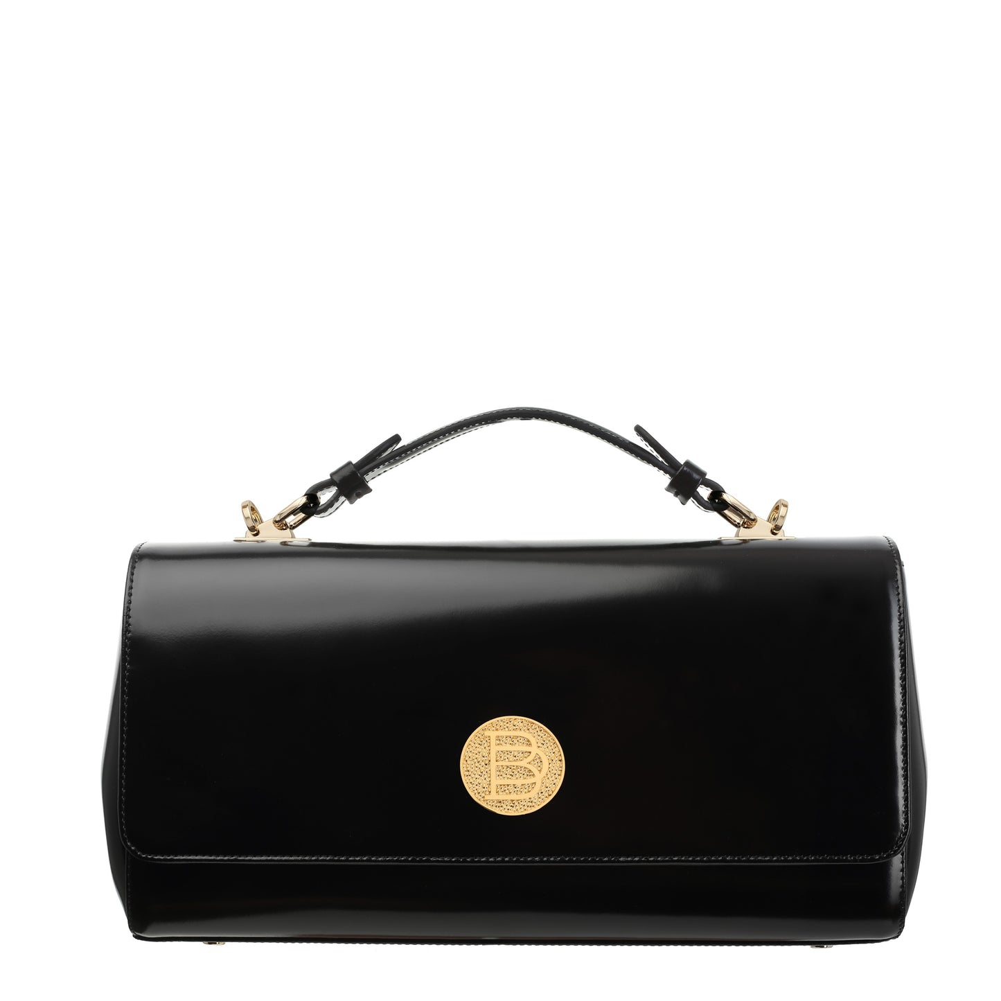 Women's leather bag Unity specchio black