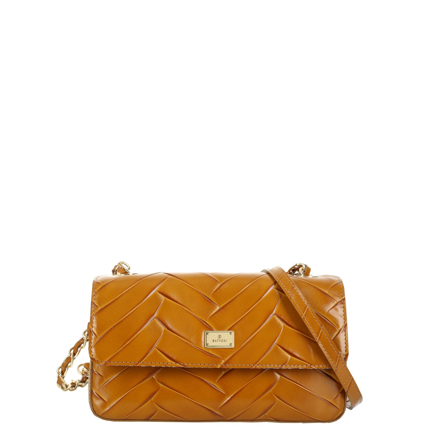Torebka damska skórzana Buffy braid honey
