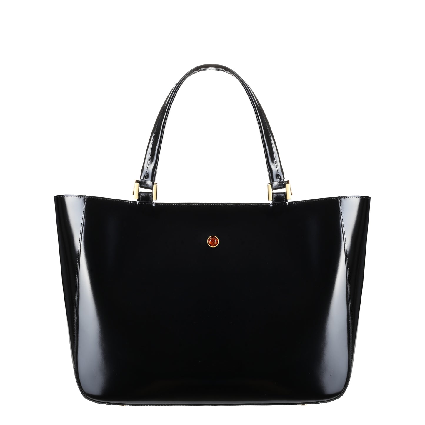 Schwarze Damenhandtasche aus Leder von Mamma Specchio