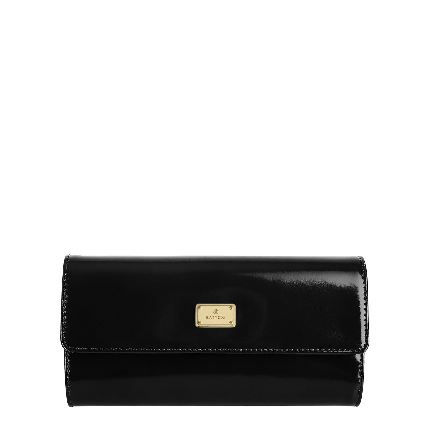 Schwarze Damen-Lederbrieftasche von Specchio