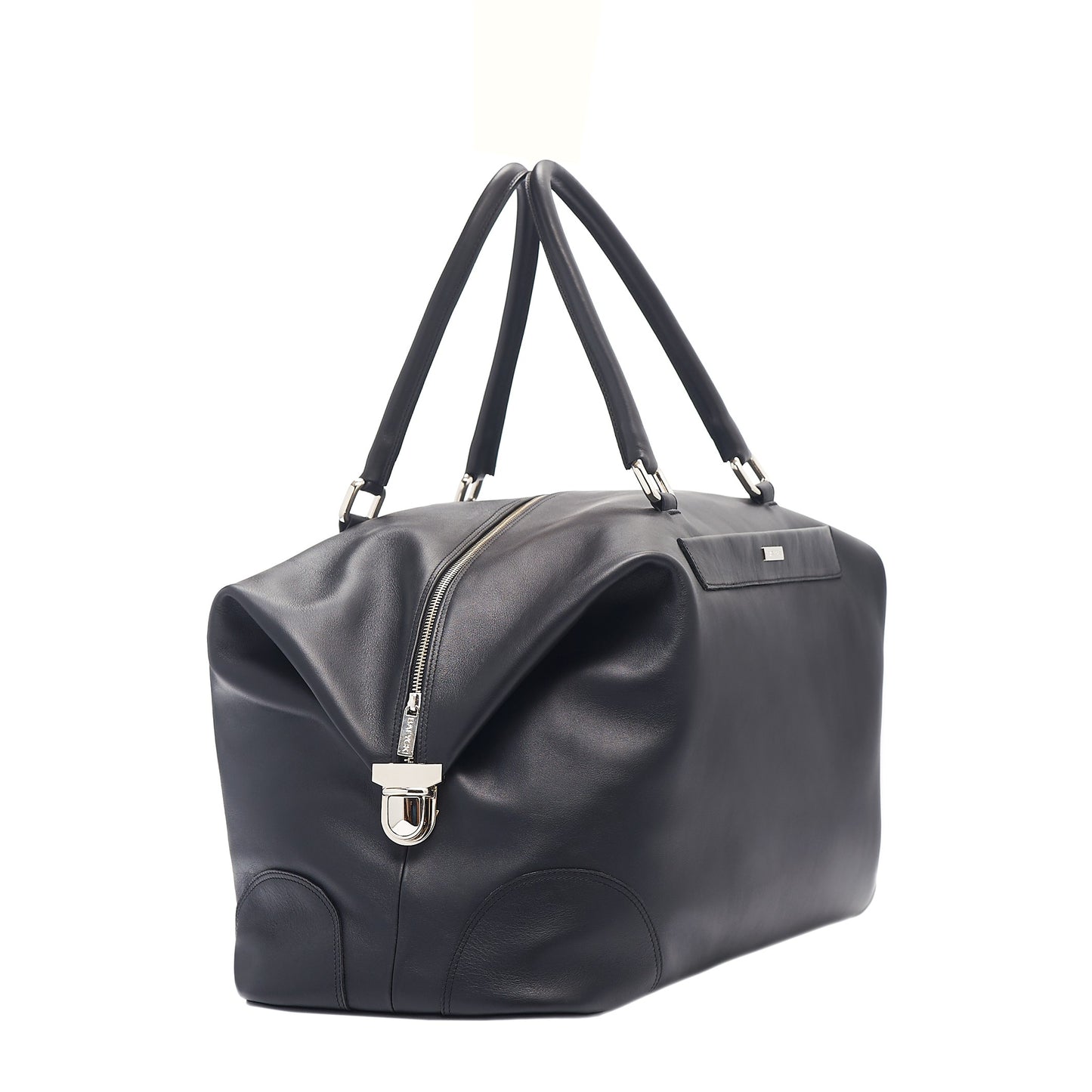 Torba podróżna skórzana nappa black