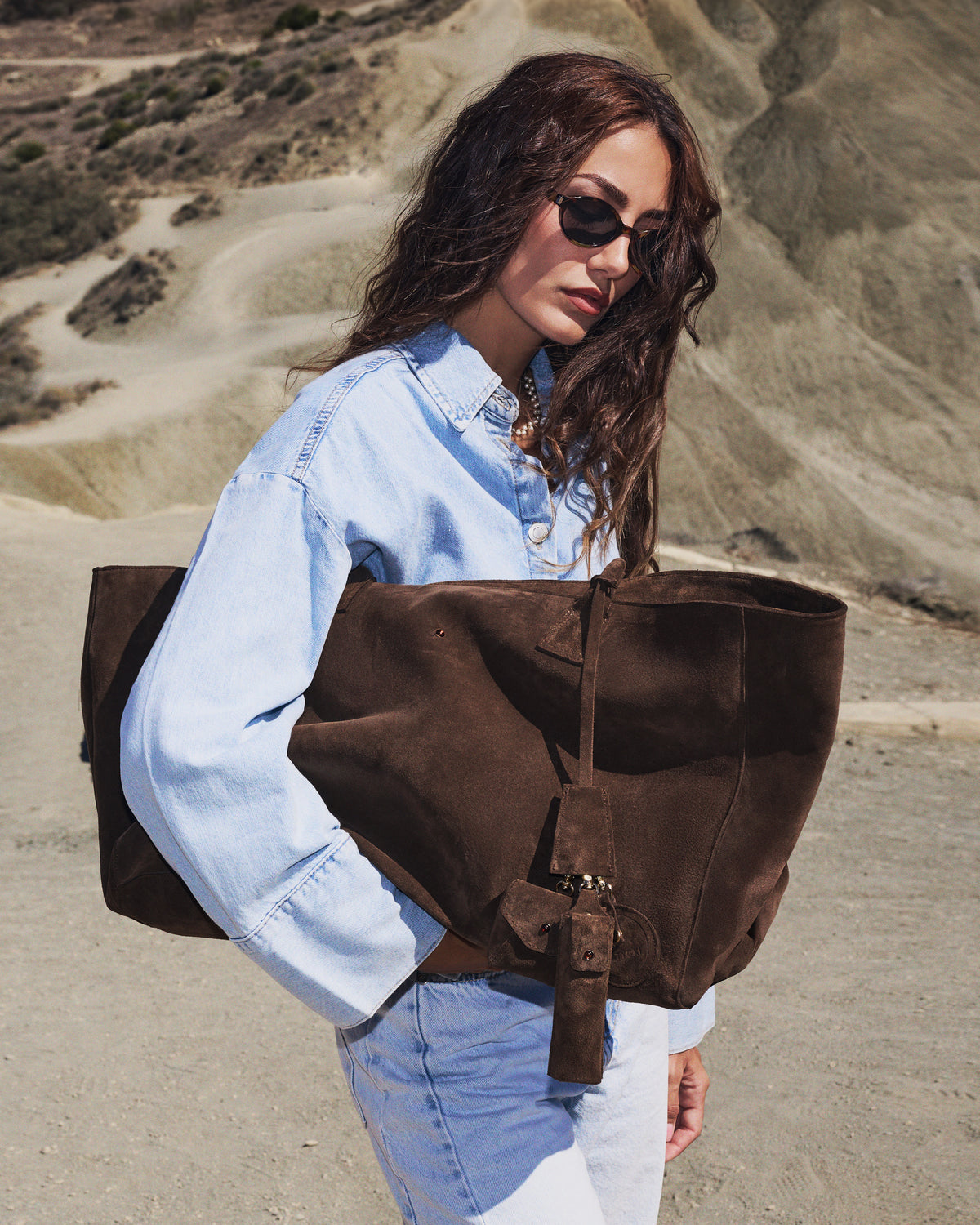 Torba damska skórzana Pilates Suede