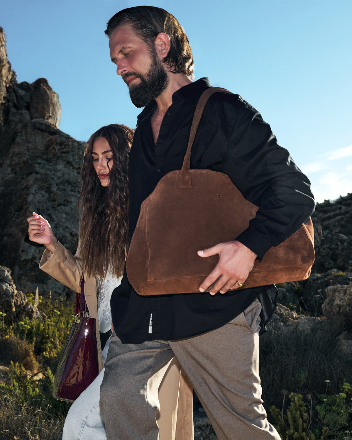 Torba damska skórzana Pilates Suede