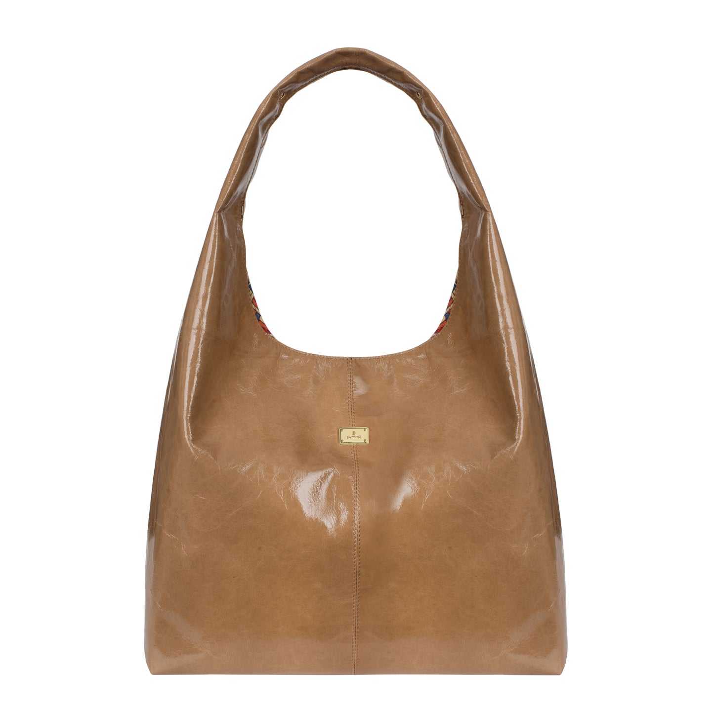 Torebka damska skórzana Patti naplak camel