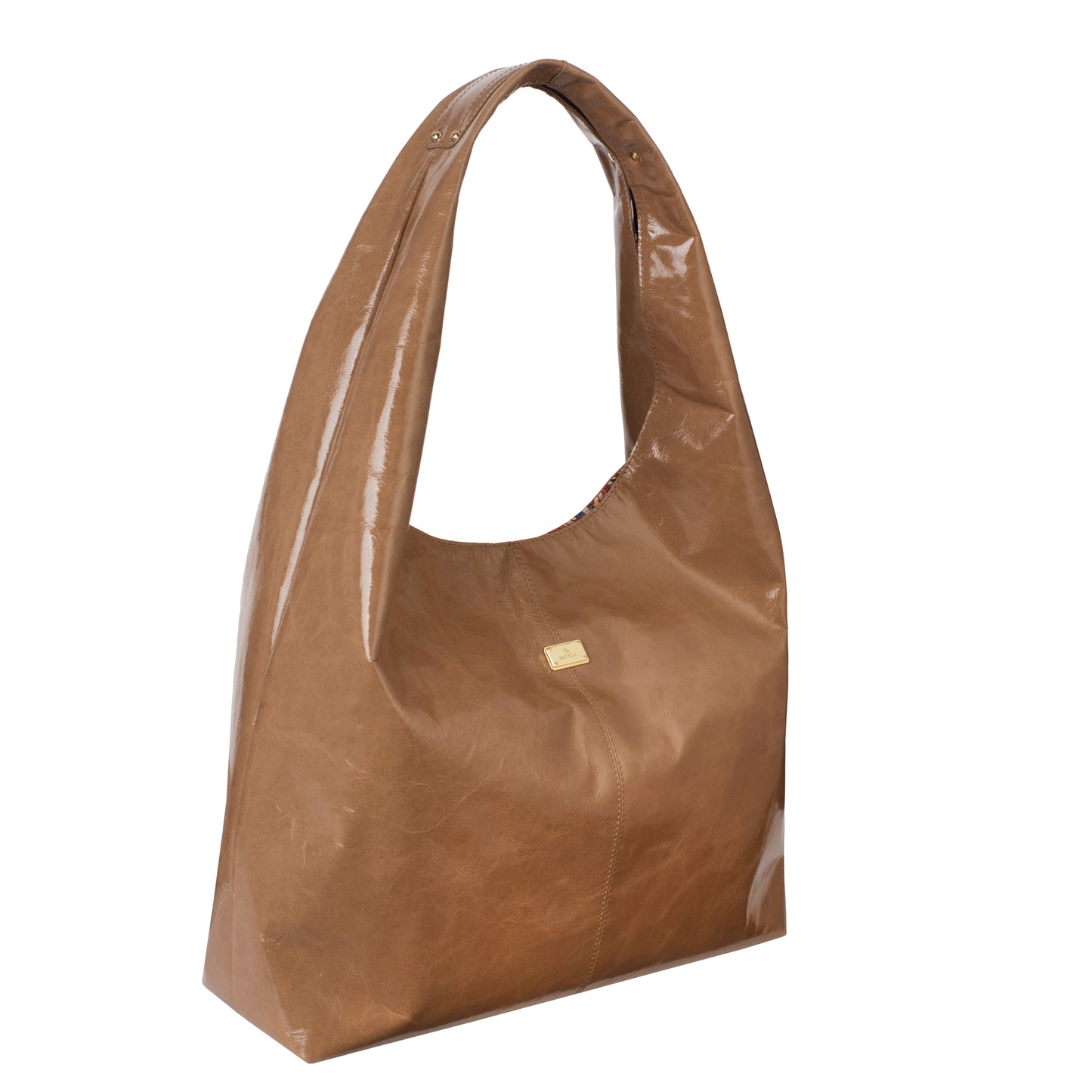 Torebka damska skórzana Patti naplak camel