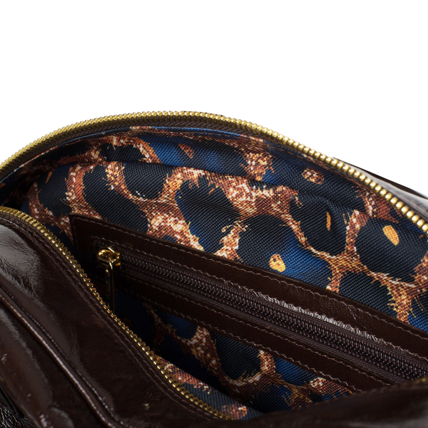 Torebka damska skórzana Colette naplak brown