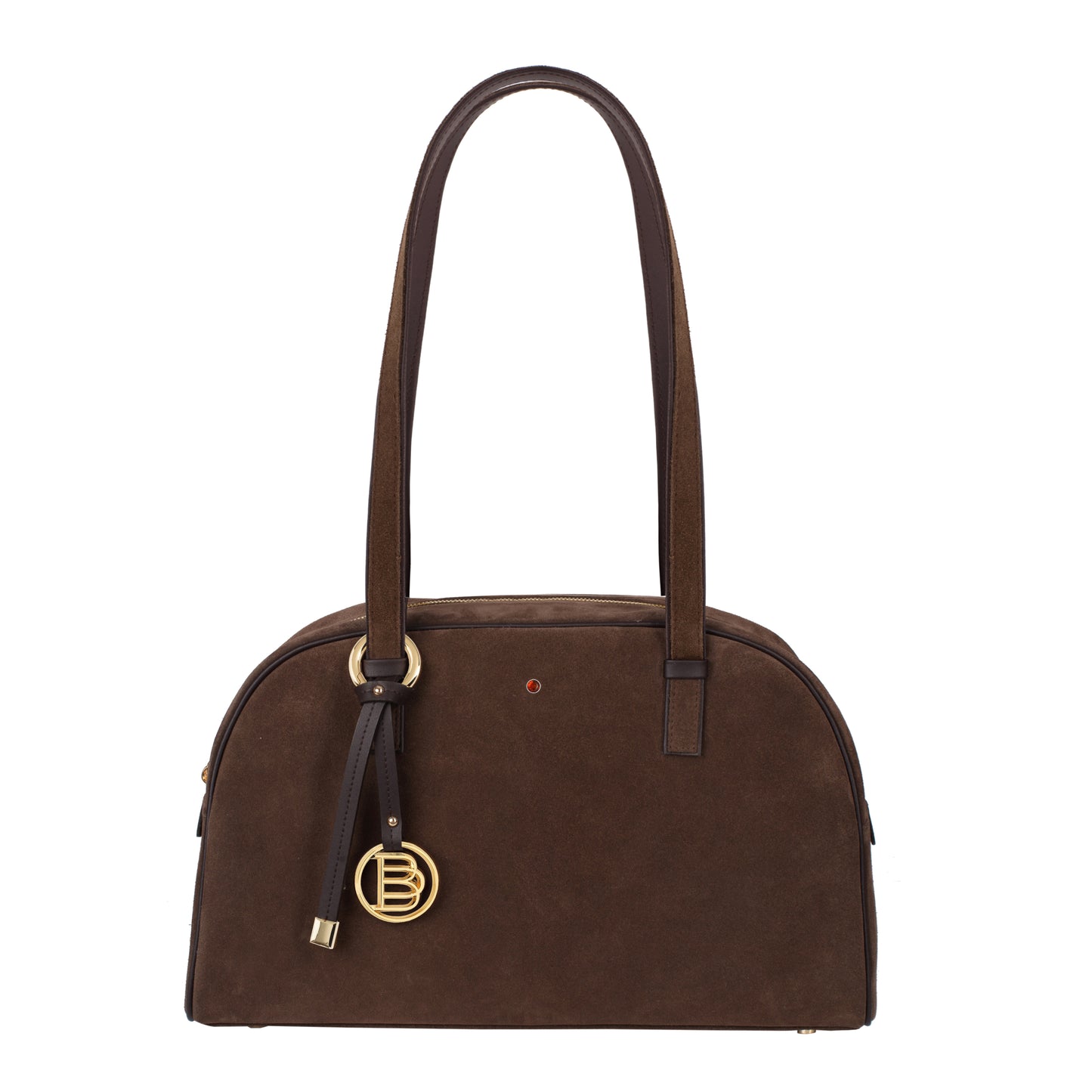 Torebka damska skórzana Colette suede brown