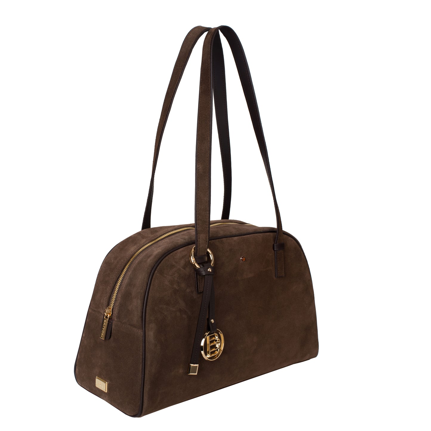 Torebka damska skórzana Colette suede brown