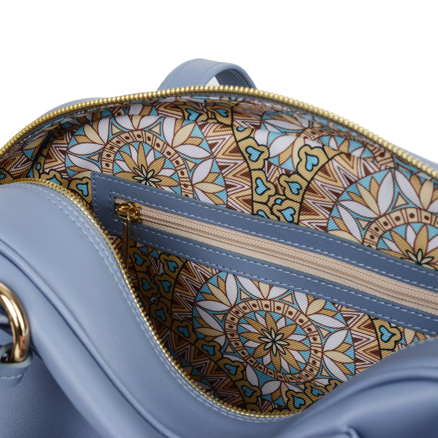 Torebka damska skórzana Colette nappa light blue