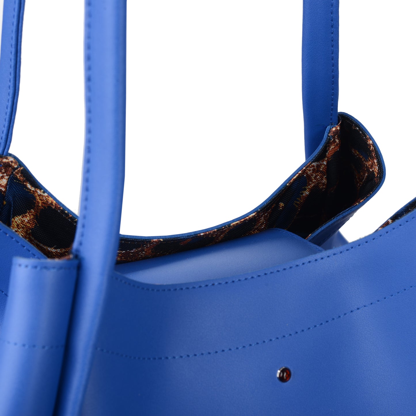 New Mamma Napa Cornflower Blue Women's Leather Handbag