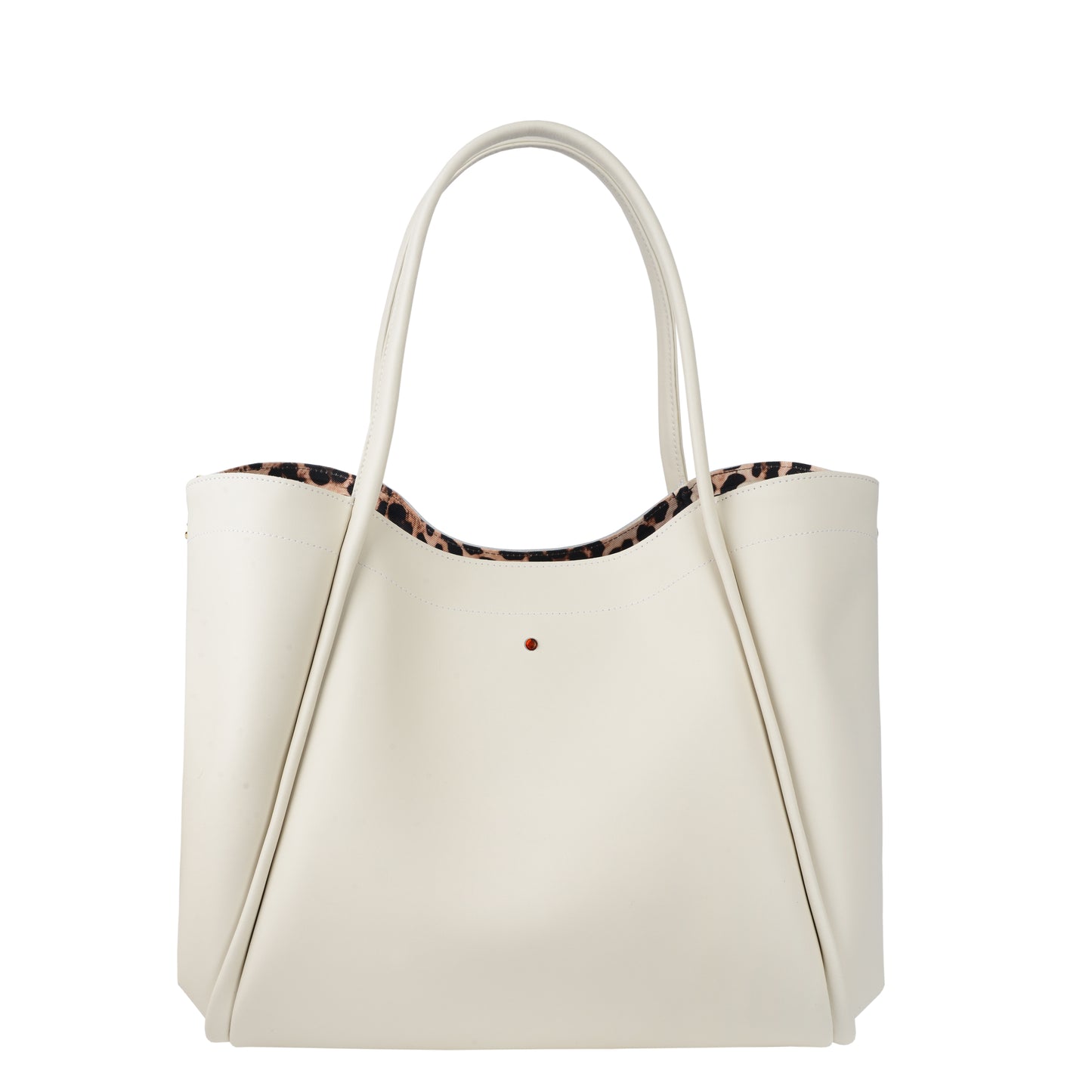 New Mamma Napa Ecru Women's Leather Handbag