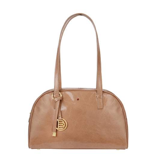 Torebka damska skórzana Colette naplak camel