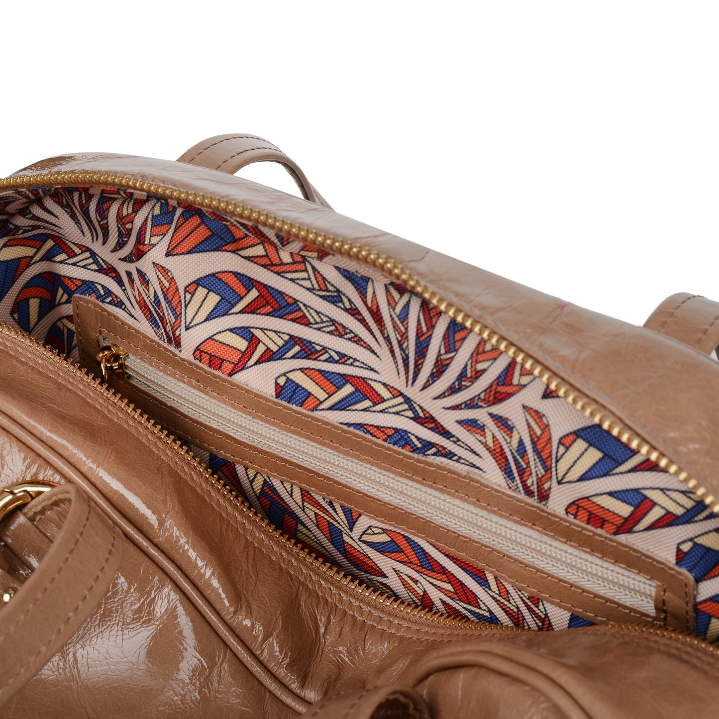 Torebka damska skórzana Colette naplak camel