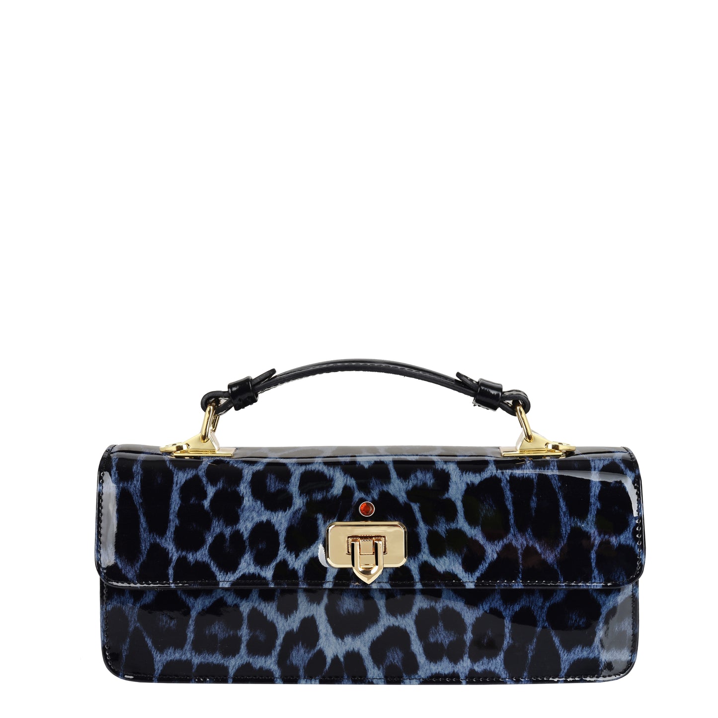 Torebka damska skórzana Rule leopard blue