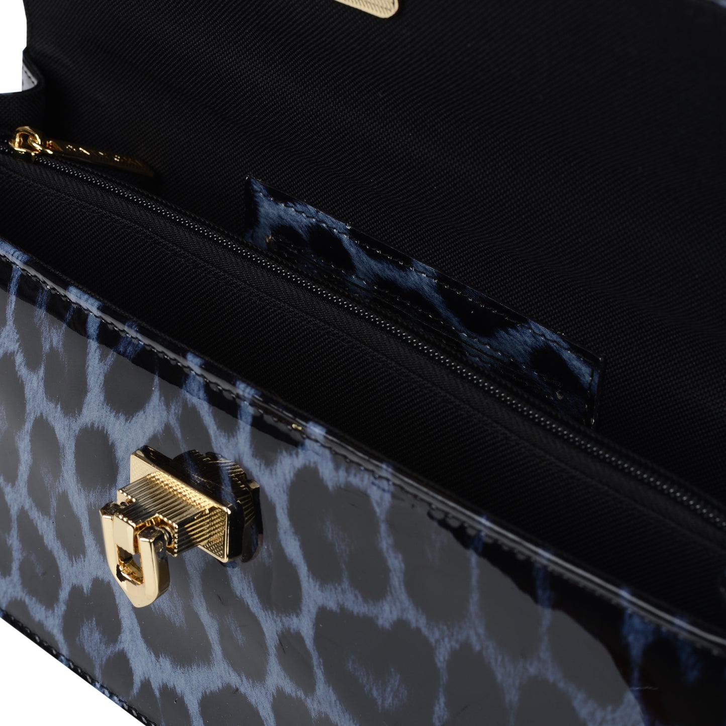 Torebka damska skórzana Rule leopard blue