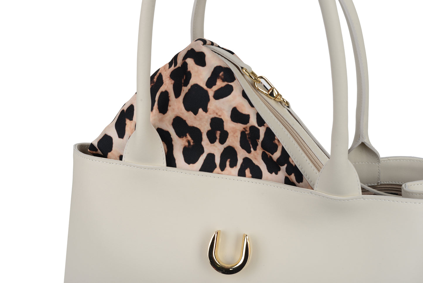 Torebka damska skórzana New Gaia napa ecru