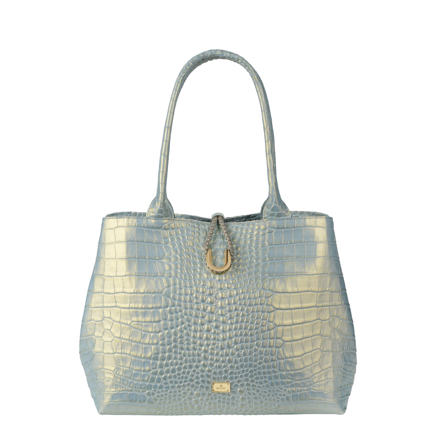 Torebka damska skórzana New Gaia coco light blue