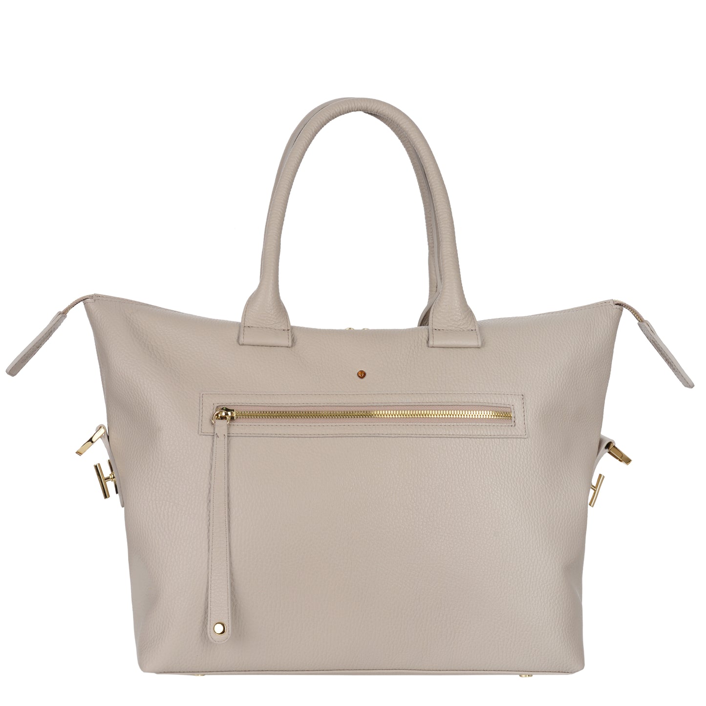 Bolso de mano de piel de topo Gwene Floter para mujer