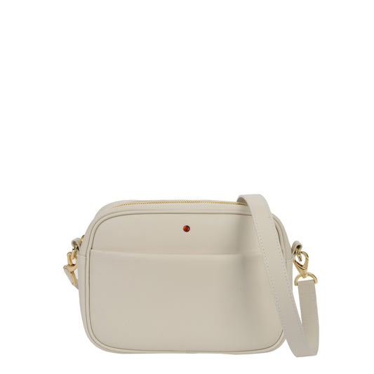 Torebka damska skórzana Violet nappa ecru