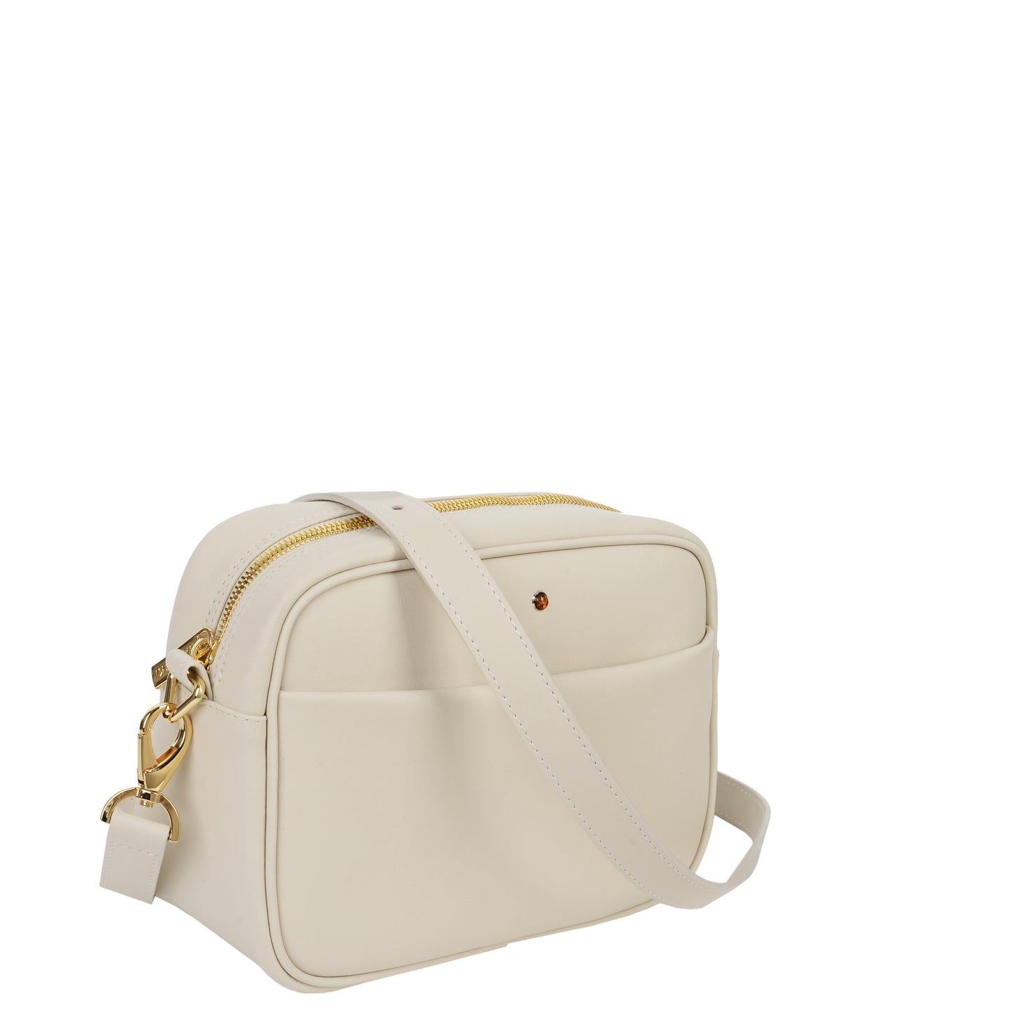 Torebka damska skórzana Violet nappa ecru