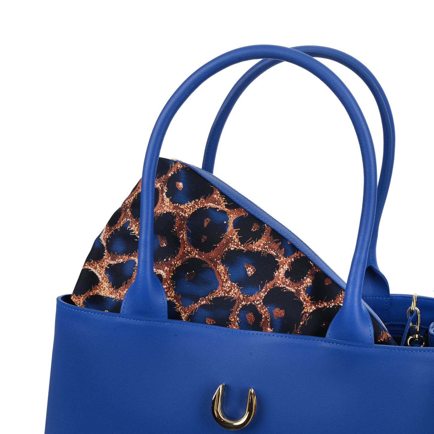 Torebka damska skórzana New Gaia napa cornflower blue