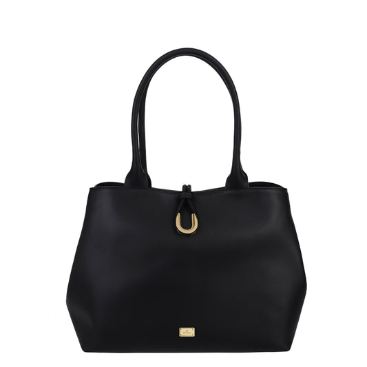 Torebka damska skórzana New Gaia napa black