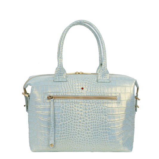 Torebka damska skórzana Gwene small coco light blue