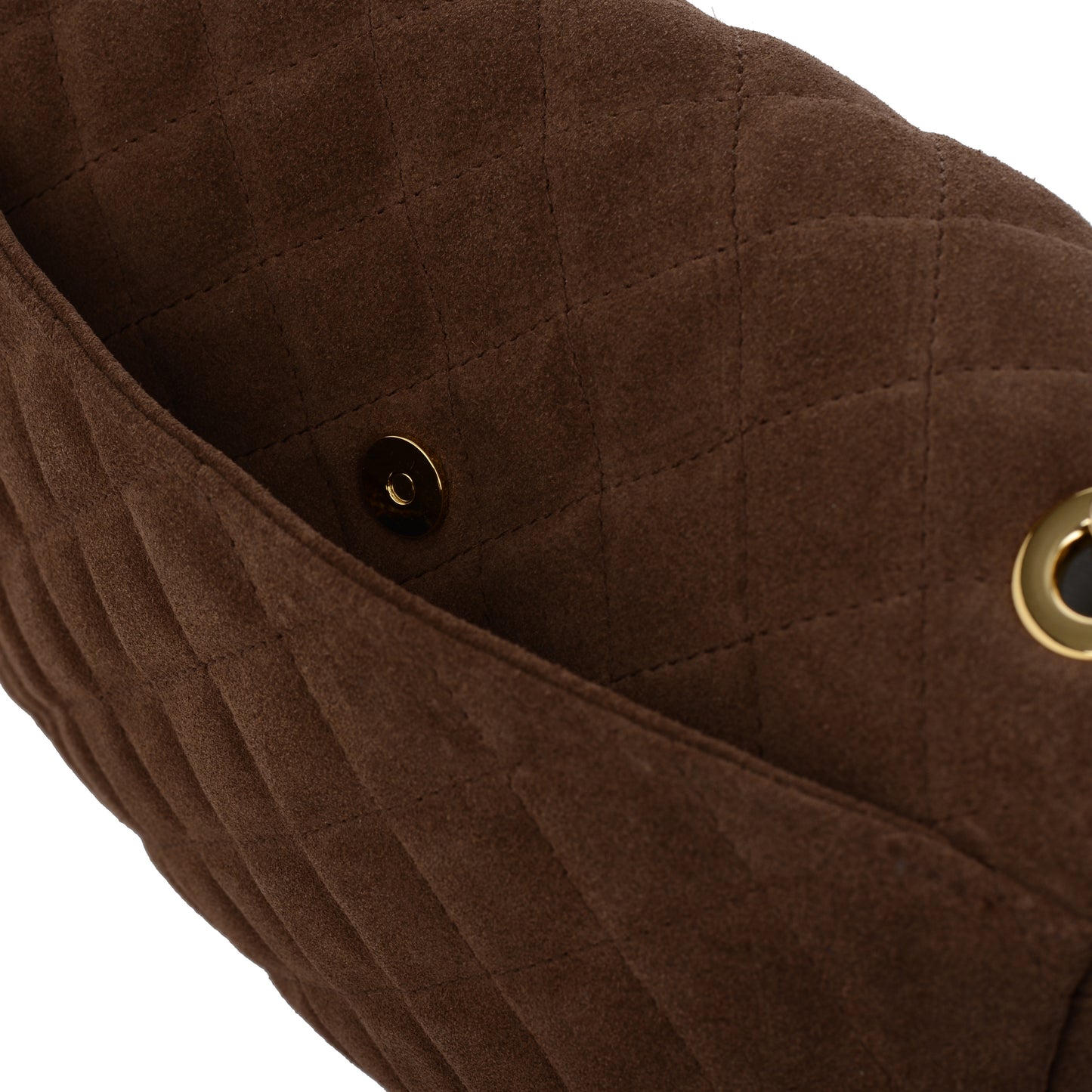 Torebka damska skórzana Aya suede brown