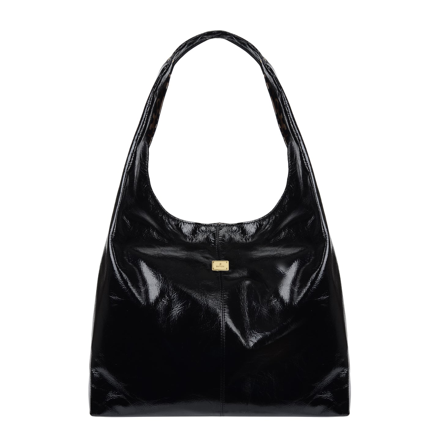 Torebka damska skórzana Patti naplak black