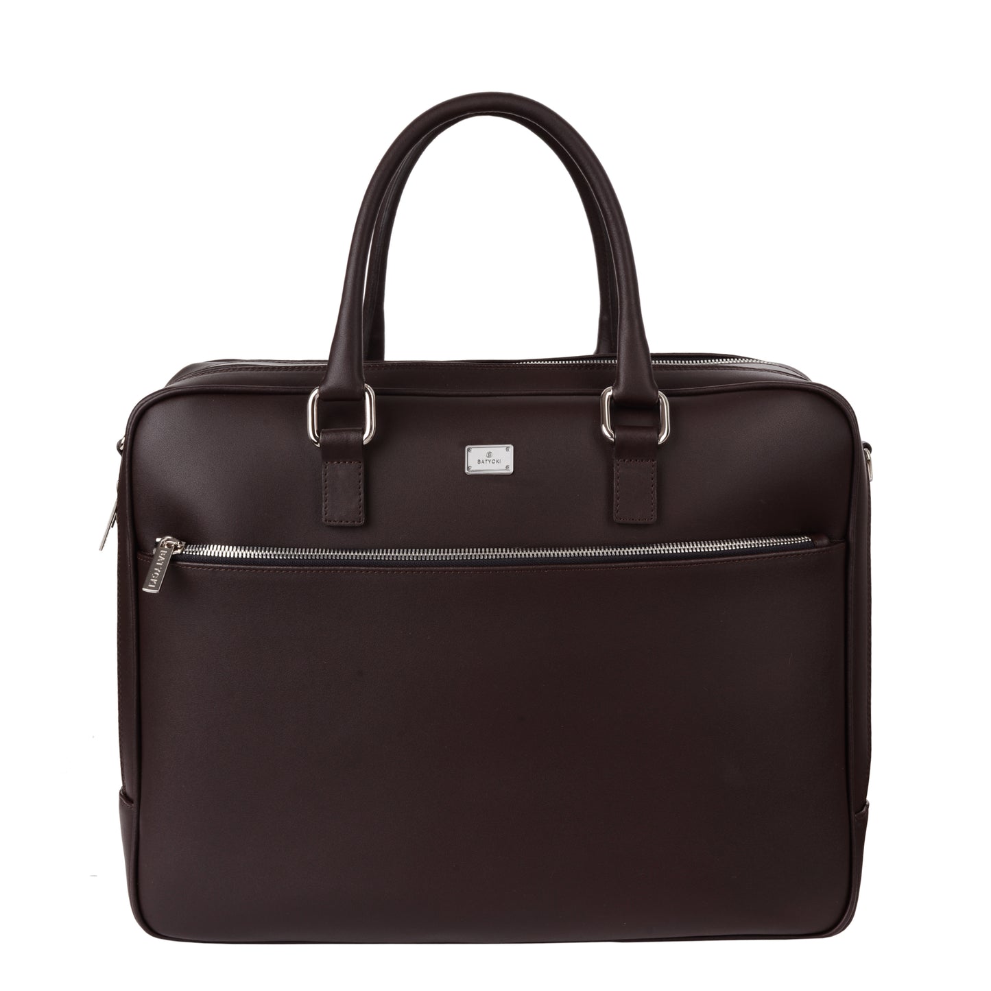 Bolso para portátil de piel napa negro