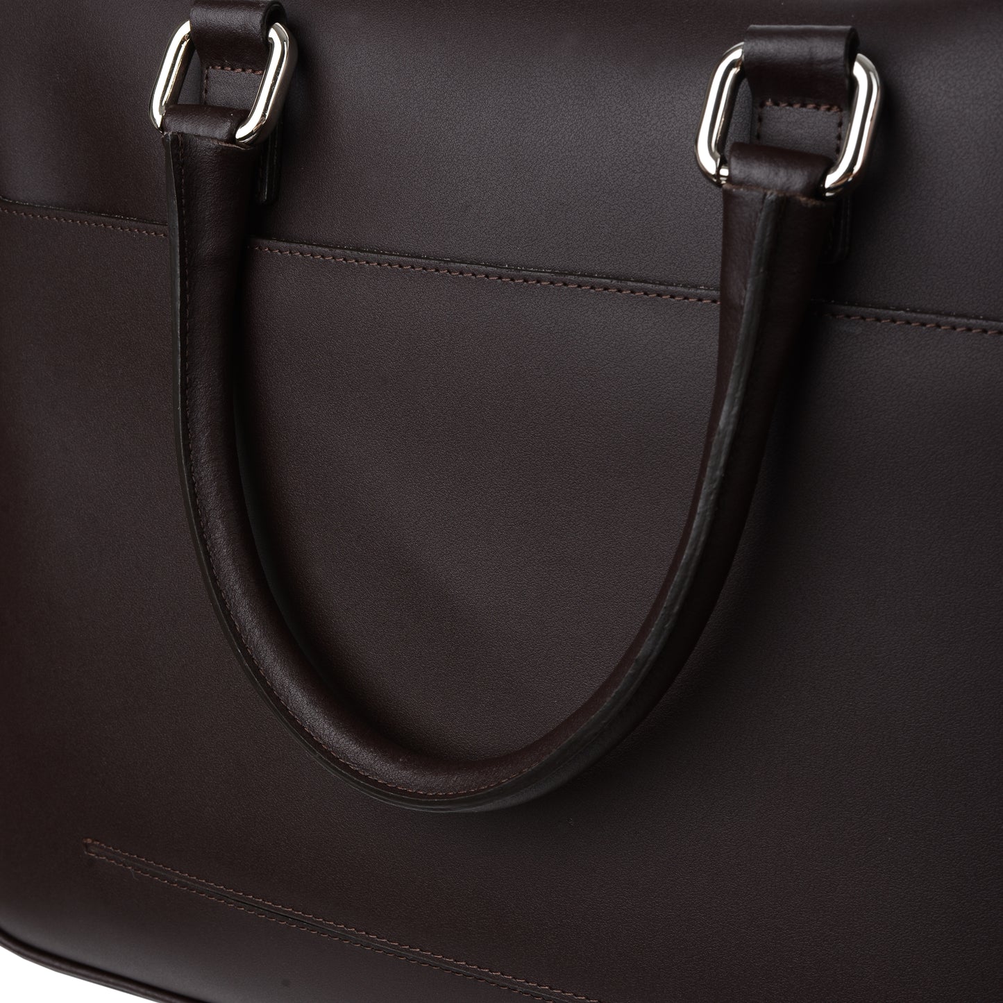 Bolso para portátil de piel napa negro