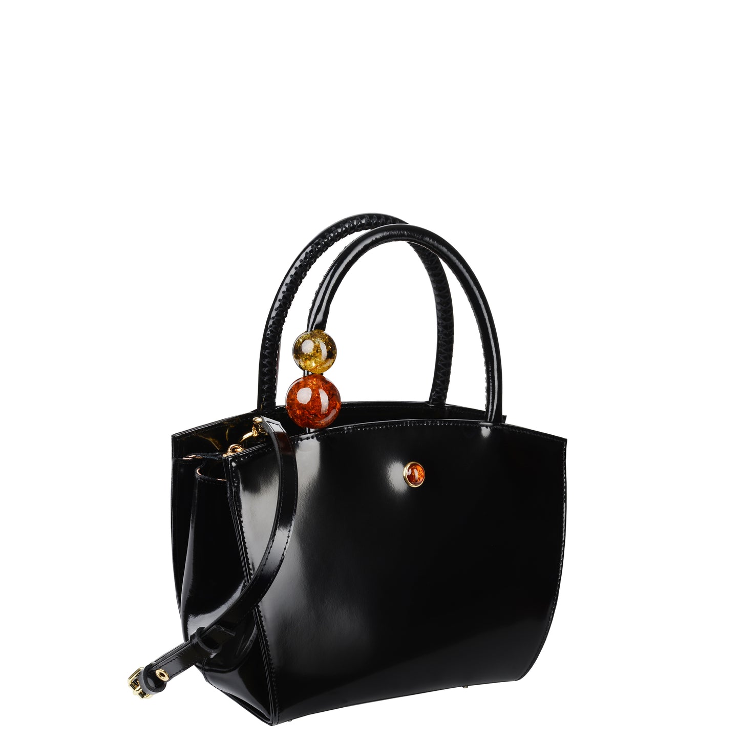 Torebka damska skórzana Sophia with amber II