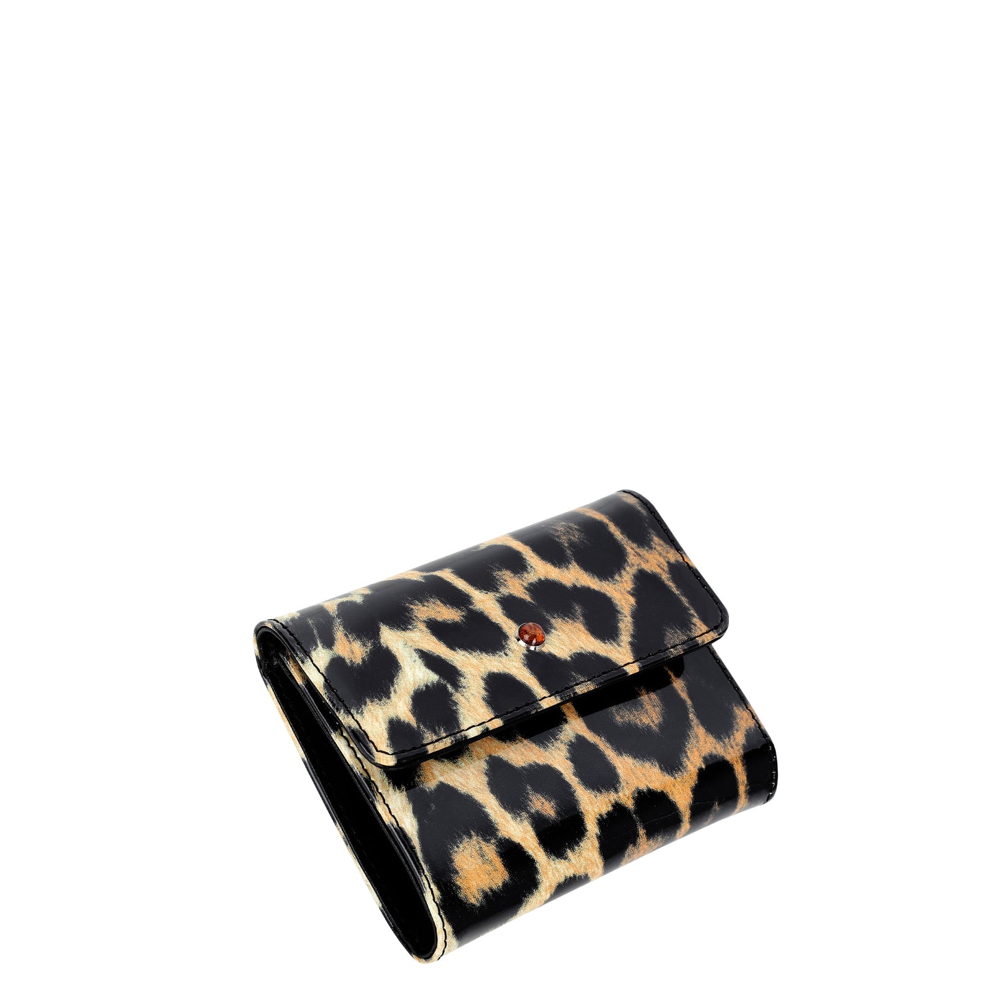 Cartera mini mujer piel leopardo multicolor