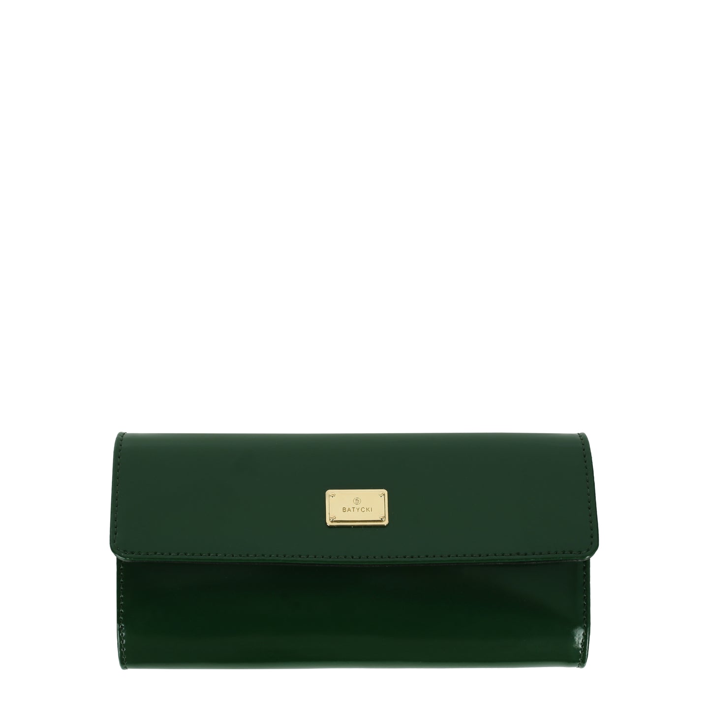 Cartera de piel para mujer Specchio verde