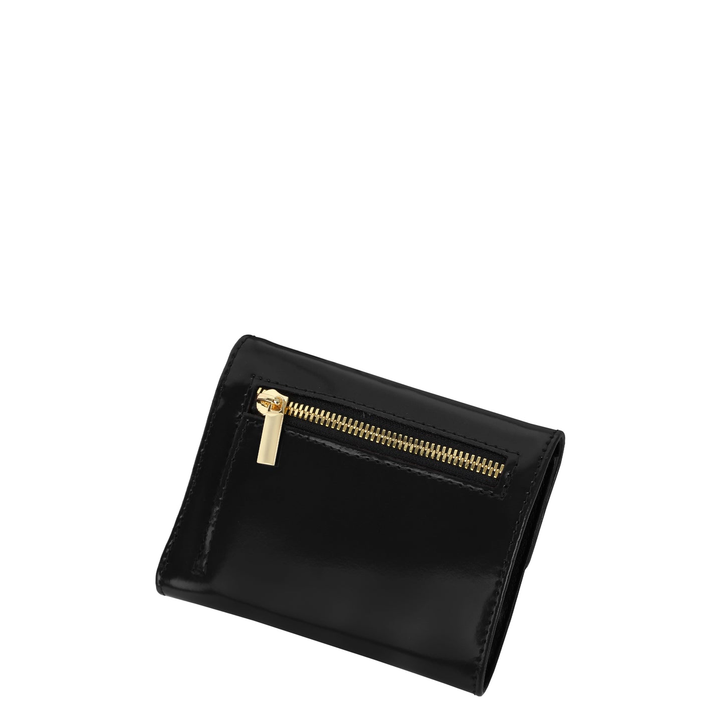 Cartera mini mujer de piel specchio negro