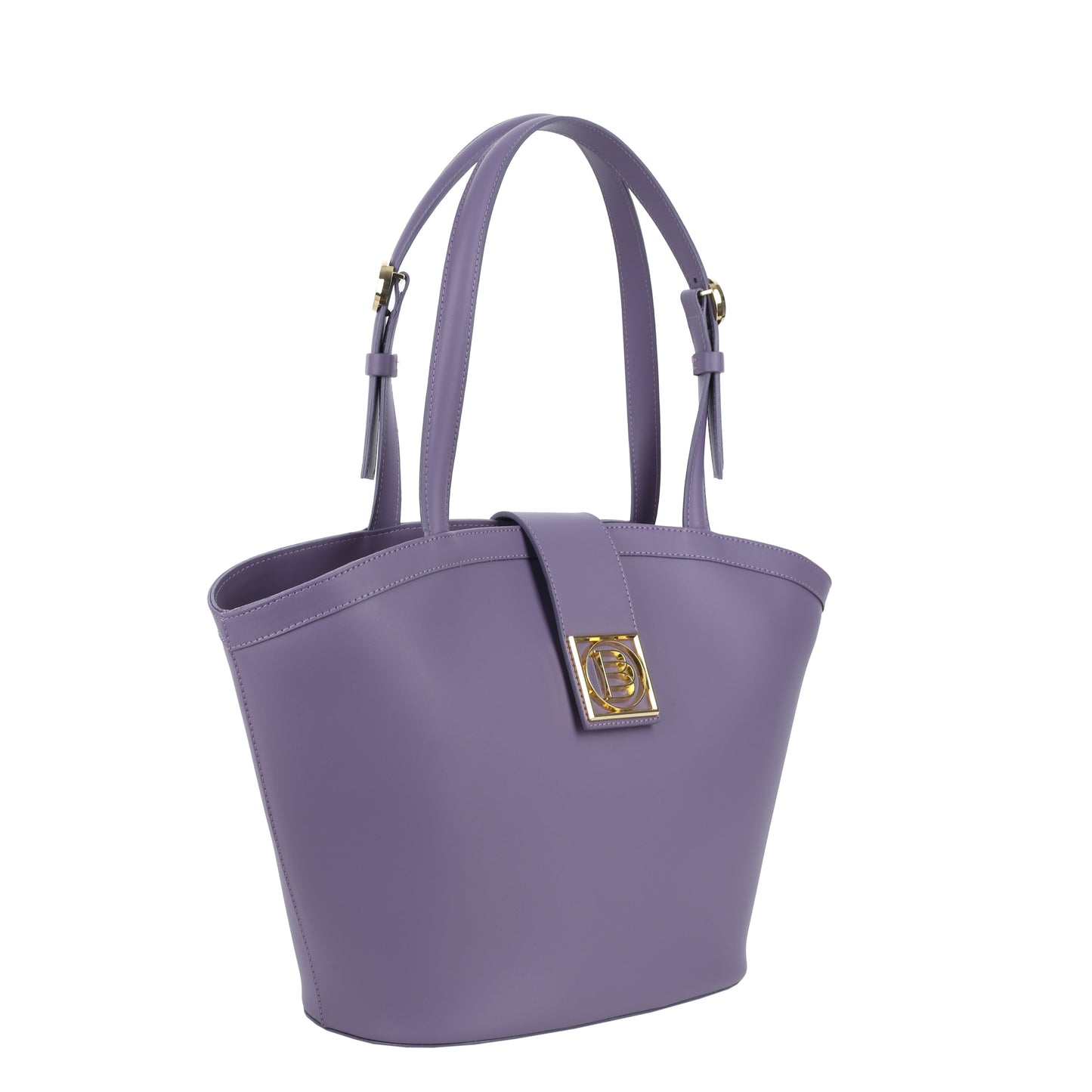 Women's leather handbag Chotte S Napa Purple